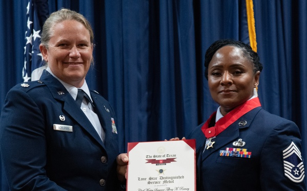 Texas Air National Guard Chief Master Sergeant retires after a distinguished career