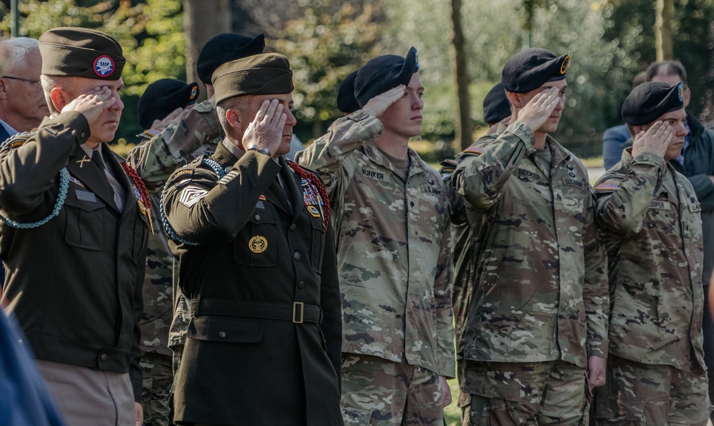 Screaming Eagles at the Market Garden Remembrance Ceremony and Elderly Home Visit -  Sint Oedenrode