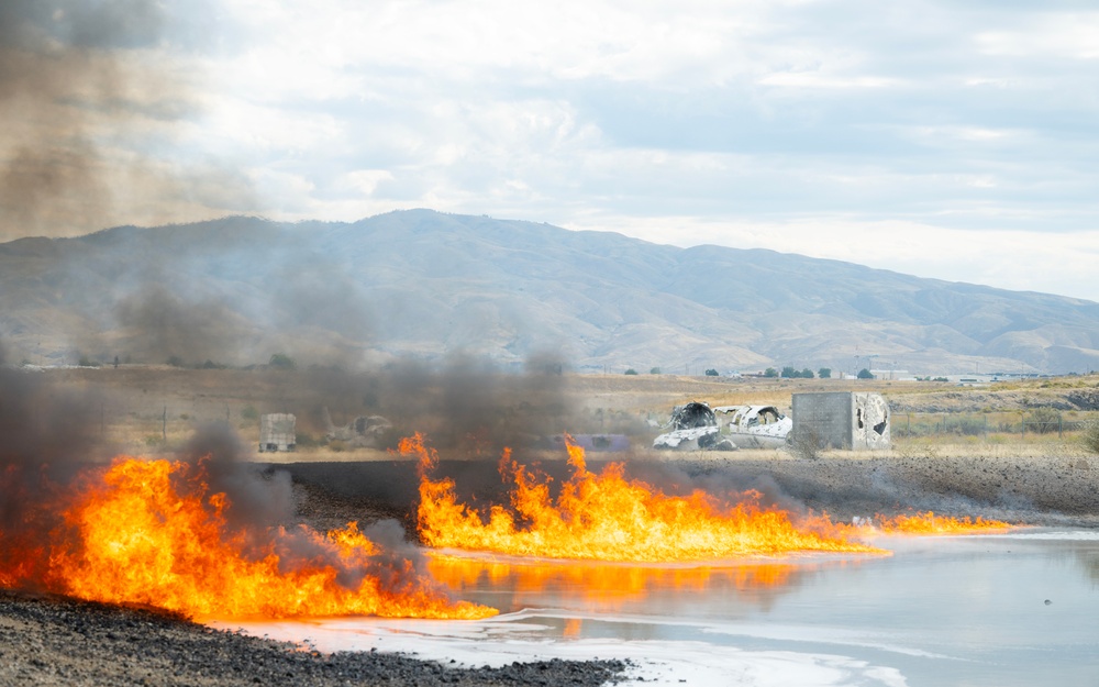 Gowen Fire ARFF Training