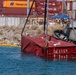 Unifed Command continues to recover the fallen containers at the Port of Long Beach