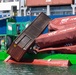 Unified Command continues to recover the fallen containers at the Port of Long Beach