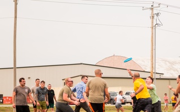 Airmen participate in field day for Suicide Prevention Awareness Month