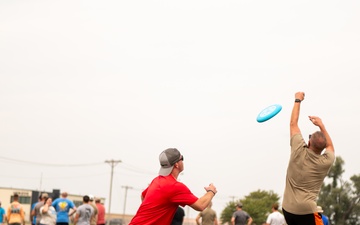 Airmen participate in field day for Suicide Prevention Awareness Month