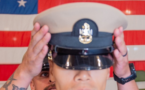 NRC Alameda and San Jose Navy Chiefs Pinned