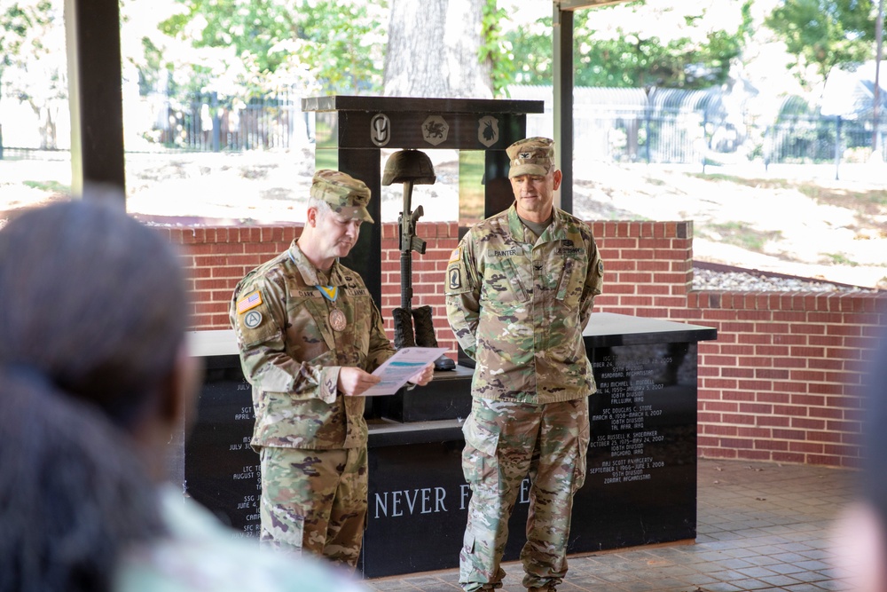 Colonel Karl J. Painter was awarded the prestigious Order of St. Maurice - Centurion
