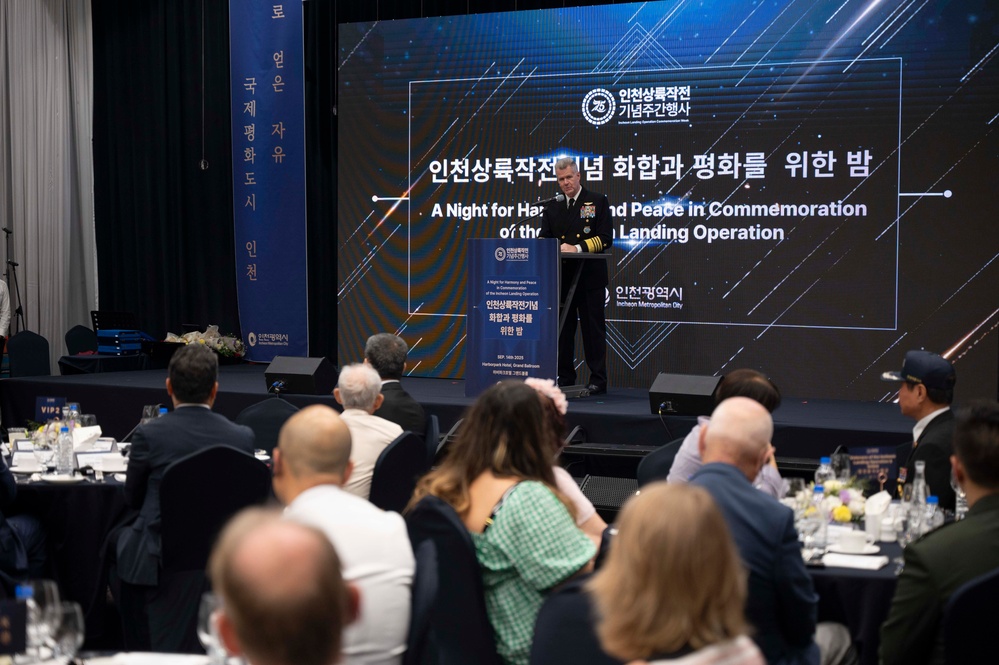 USINDOPACOM Commander commemorated 75th Anniversary of Incheon Landing