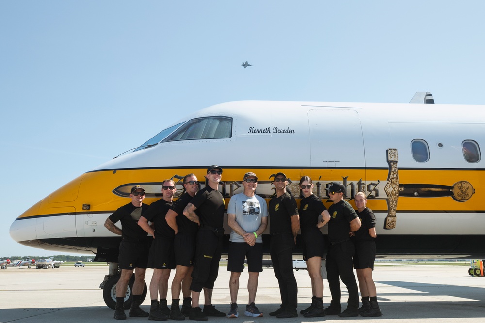 U.S. Army Golden Knights perform at the 2025 Joint Base Andrews Air Show