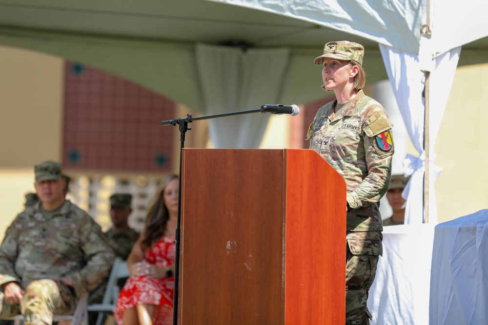 Change of Command Ceremony for 303rd Maneuver Enhancement Brigade