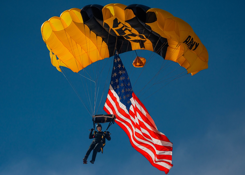 U.S. Army Parachute Team At The Joint Base Andrews Airshow