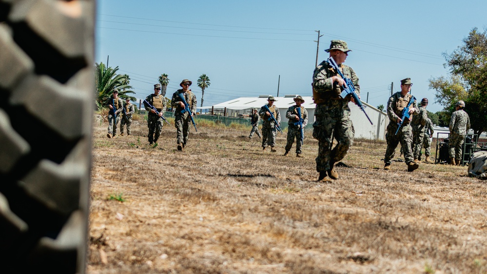 NMCB-3 Seabees Participate in Patrol Formations and Tactics Training