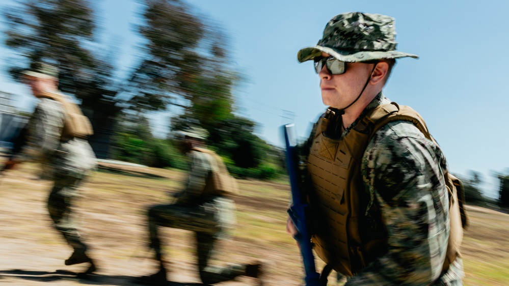 NMCB-3 Seabees Participate in Patrol Formations and Tactics Training
