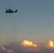 U.S. Marine MV-22B Ospreys refuel at night off the coast of Kagoshima, Japan