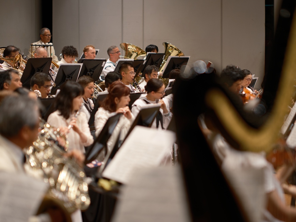 7th Fleet Band Performs at American Sound in Yokosuka
