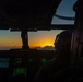 U.S. Marine MV-22B Ospreys refuel at night off the coast of Kagoshima, Japan
