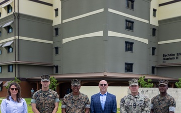 Honorable Dale Marks visits Camp Blaz