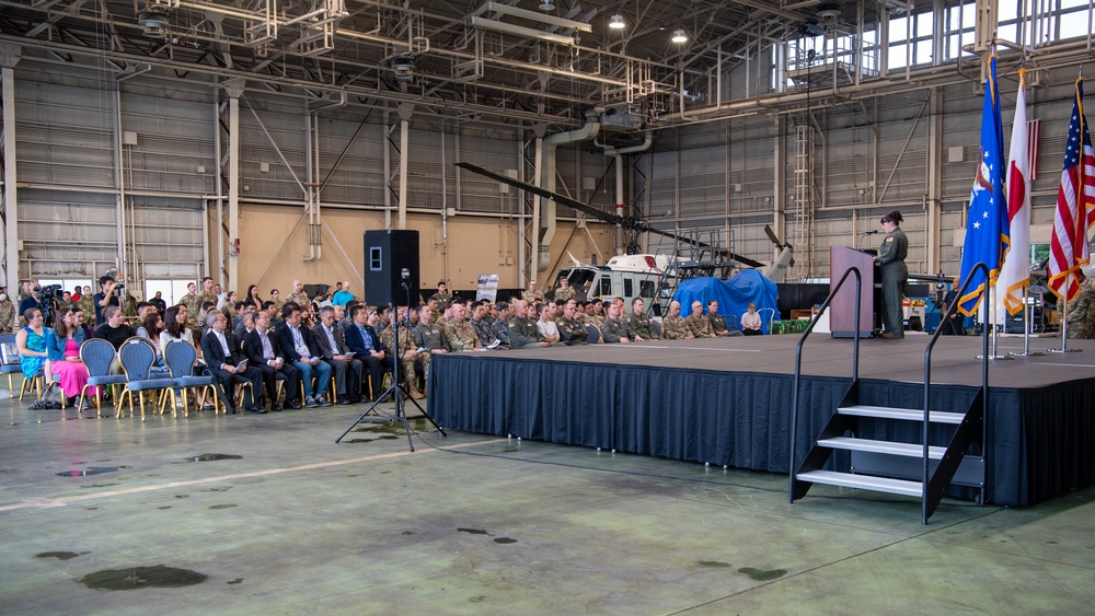 Yokota bids farewell to UH-1N Huey