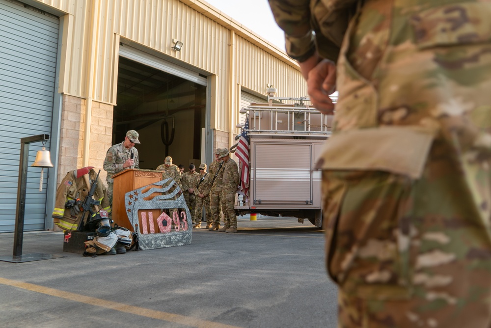 386th ECES fire and emergency services 9/11 Memorial