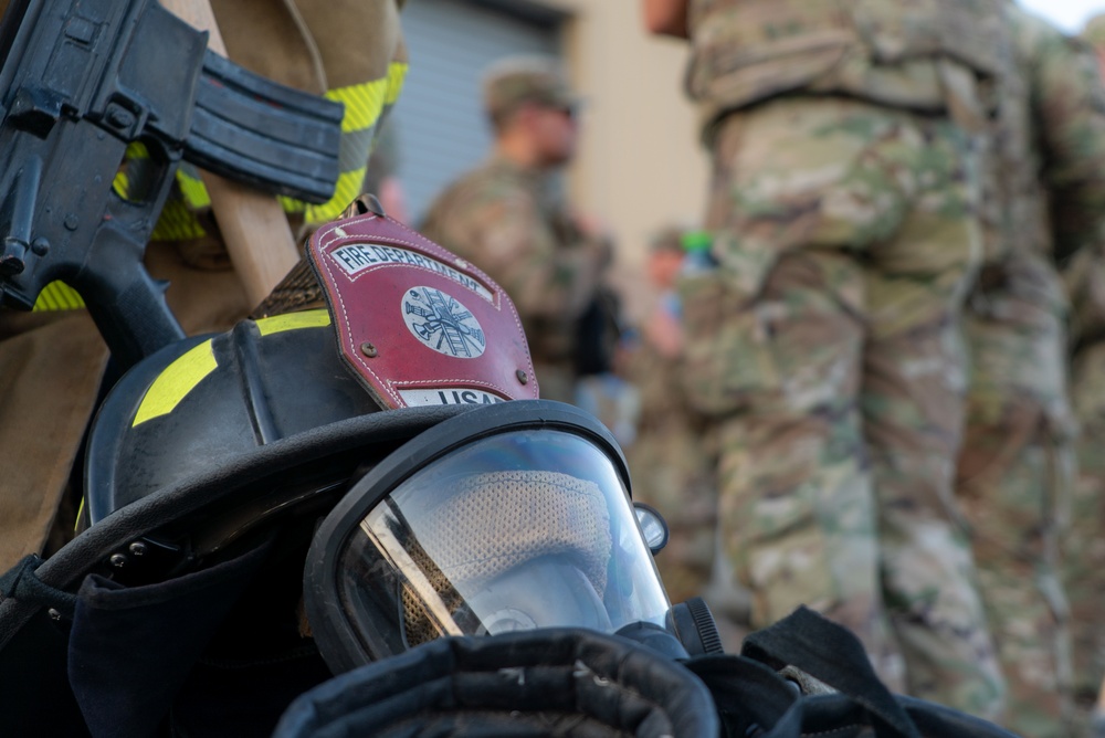 386th ECES fire and emergency services 9/11 Memorial