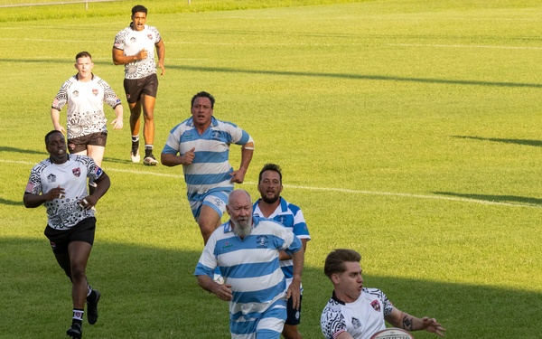 MRF-D 25.3: U.S. Marines compete against Australian Stray Cats in rugby match