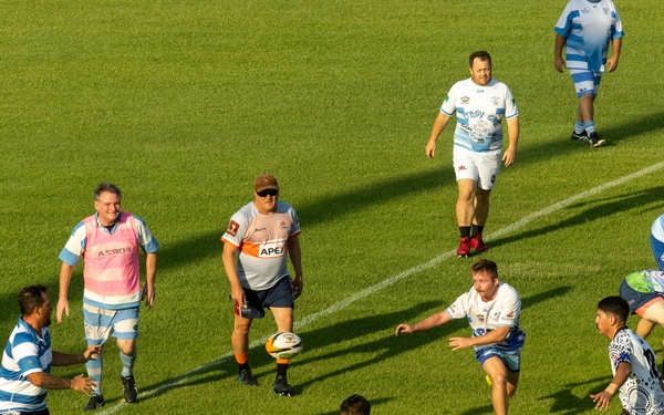 MRF-D 25.3: U.S. Marines compete against Australian Stray Cats in rugby match