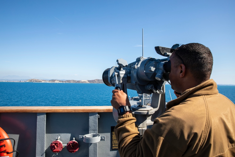 USS Mount Whitney Departs Bar, Montenegro &amp; Arrives in Durres, Albania