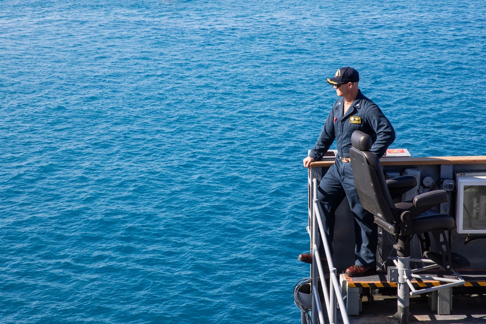 USS Mount Whitney Departs Bar, Montenegro &amp; Arrives in Durres, Albania
