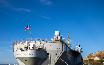 USS Mount Whitney Departs Bar, Montenegro &amp; Arrives in Durres, Albania