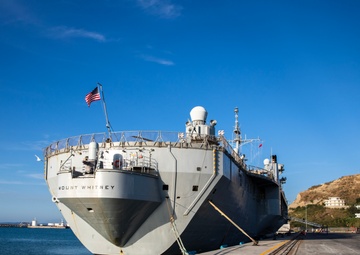 USS Mount Whitney Departs Bar, Montenegro &amp; Arrives in Durres, Albania