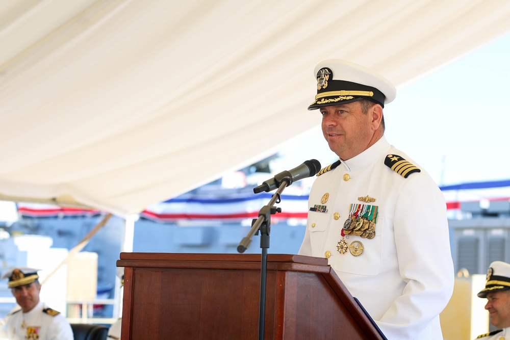 NAVSTA Rota DESRON 60 CTF 65 Change of Command