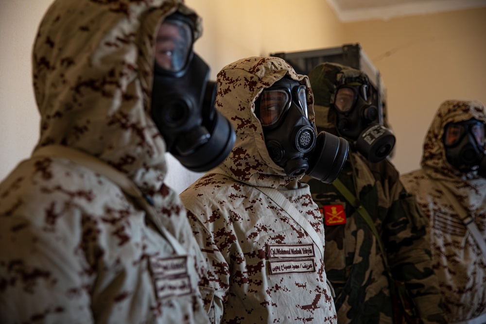 India, Egypt and U.S. armed forces conduct CBRN training for BRIGHT STAR 25