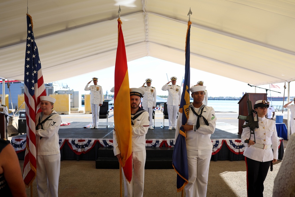 NAVSTA Rota DESRON 60 CTF 65 Change of Command