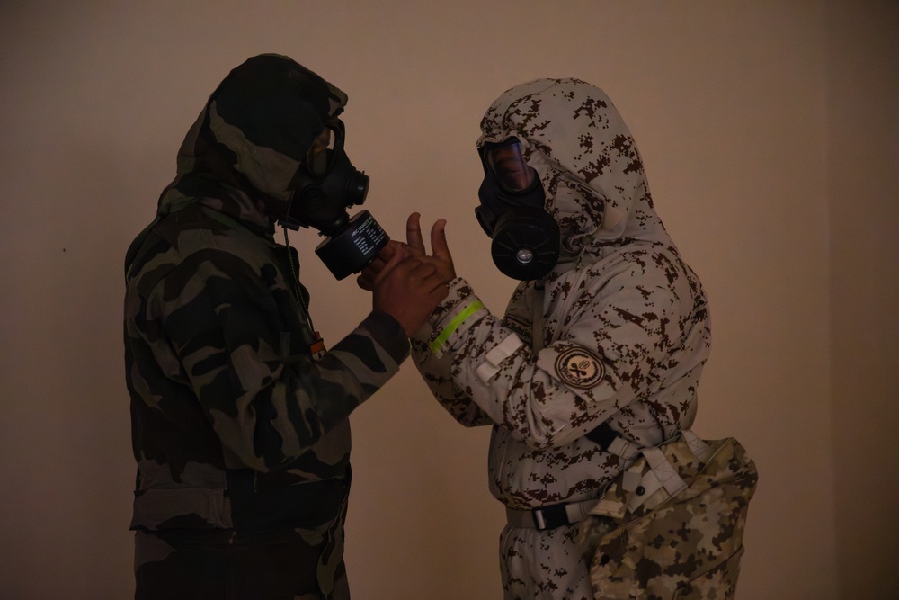 India, Egypt and U.S. armed forces conduct CBRN training for BRIGHT STAR 25