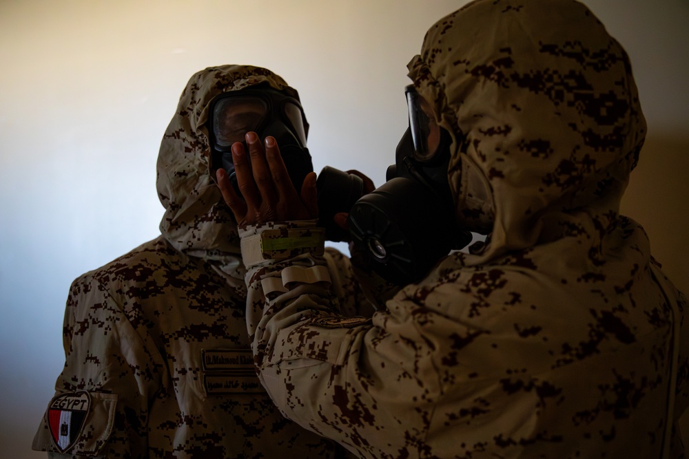 India, Egypt and U.S. armed forces conduct CBRN training for BRIGHT STAR 25