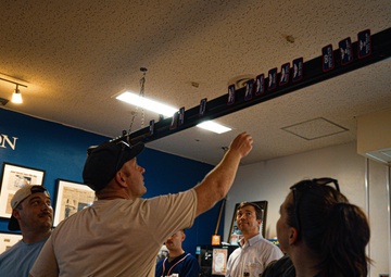 Aircrew hang patches in honor of UH-1N retirement