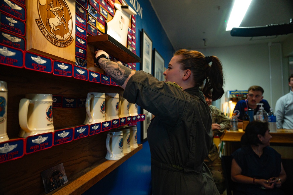 Aircrew hang patches in honor of UH-1N retirement