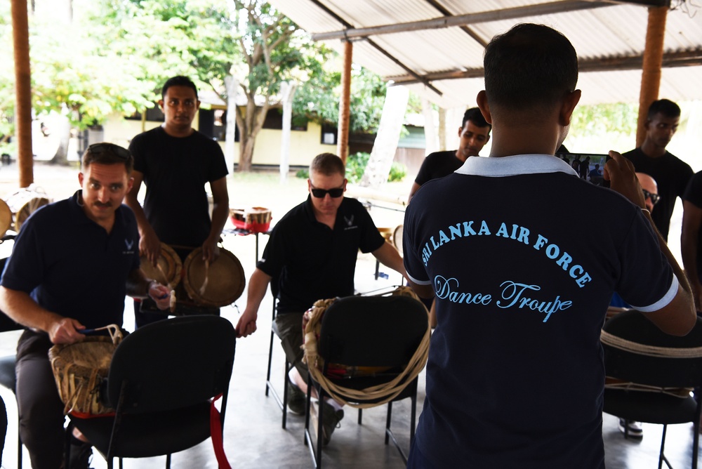 PACAF band and Sri Lankan rock band make music together during Pac Angel 25-1