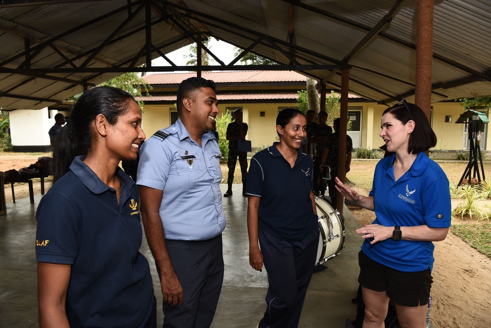 PACAF band and Sri Lankan rock band make music together during Pac Angel 25-1