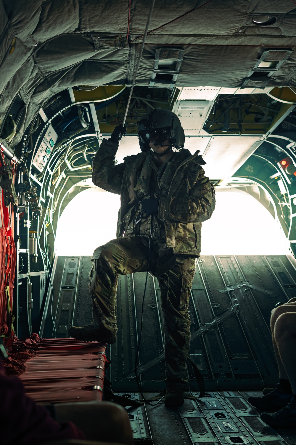Sky Soldiers conduct airborne operations from CH-47 Chinook in Vicenza
