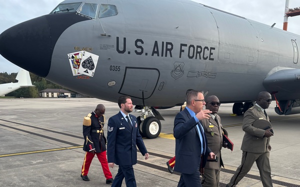 Congolese Armed Forces Delegation Visits Ramstein Air Base