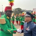 Congolese and U.S. Air Force Band Commanders Shake Hands