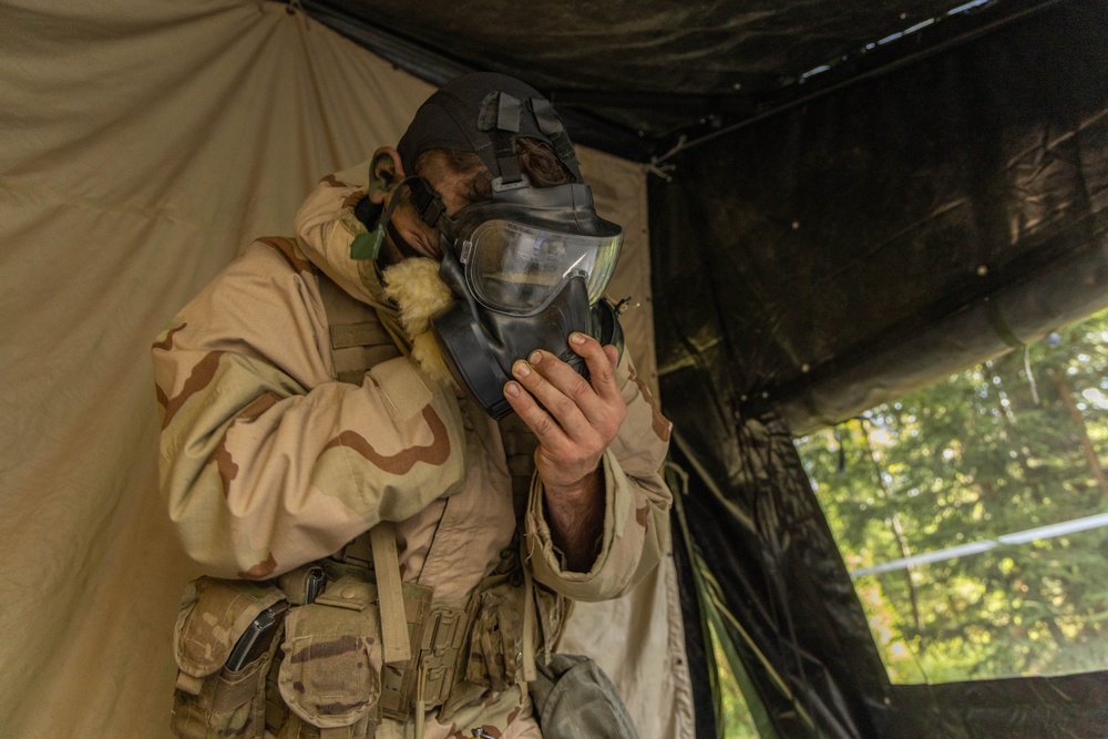 Soldiers conduct patrol and medical lanes in preparation for E2B