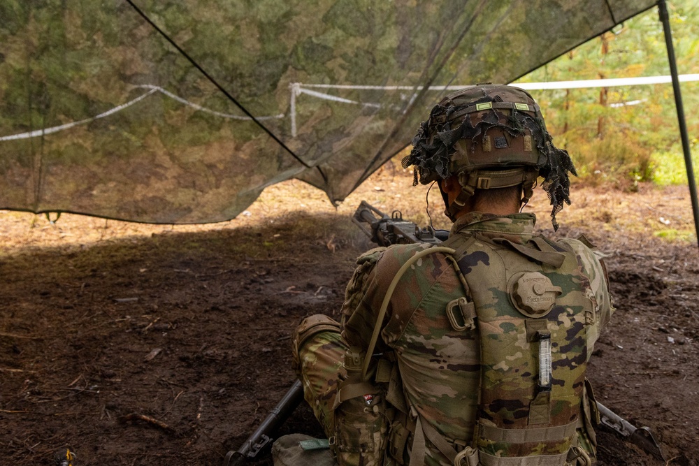 Soldiers conduct weapons and land navigation training in preparation for E2B