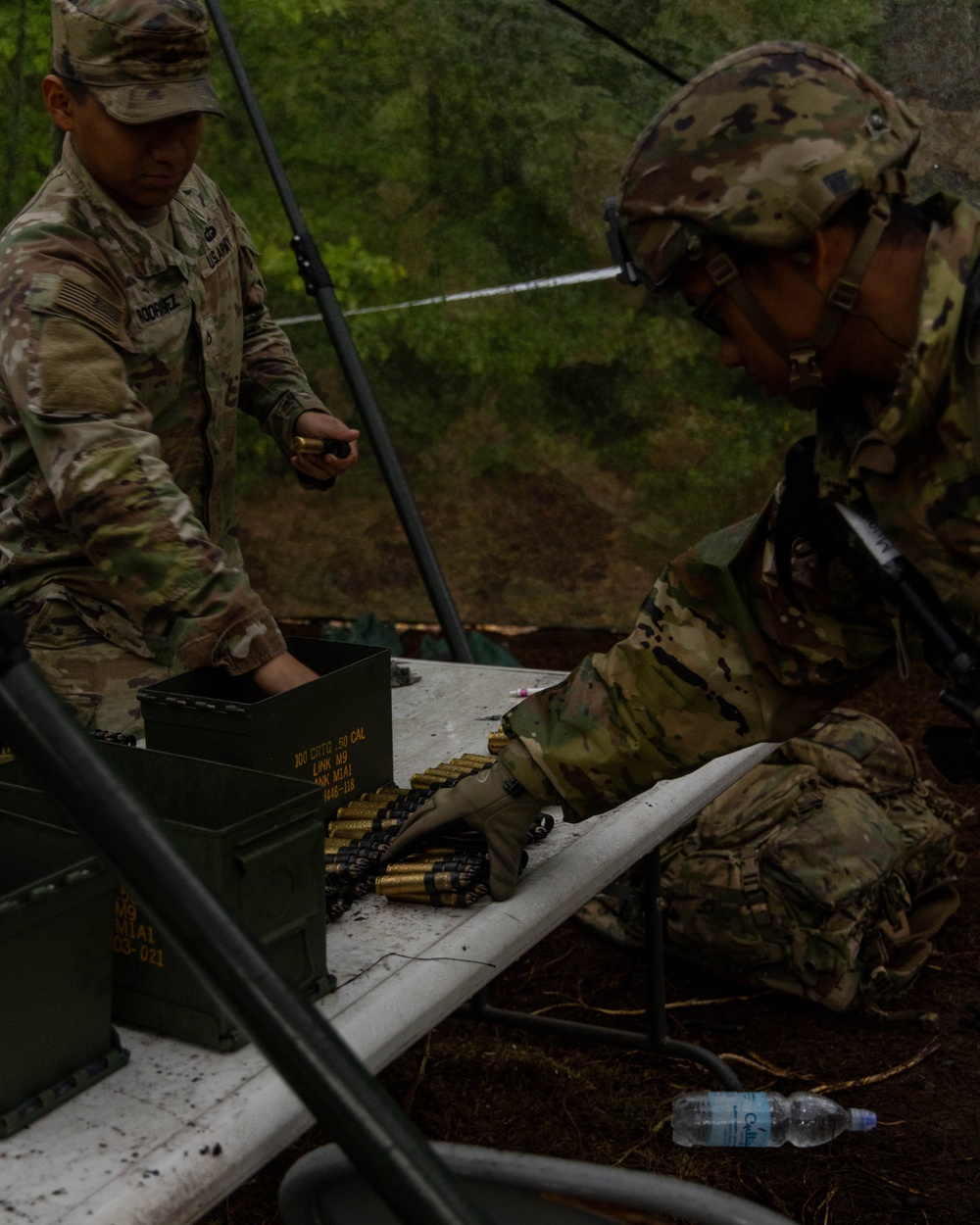 Soldiers conduct weapons and land navigation training in preparation for E2B
