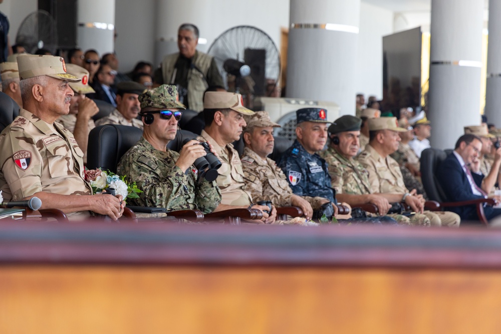 Exercise Bright Star 25 Combined Arms Demonstration for distinguished visitors