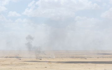 Exercise Bright Star 25 Combined Arms Demonstration for distinguished visitors