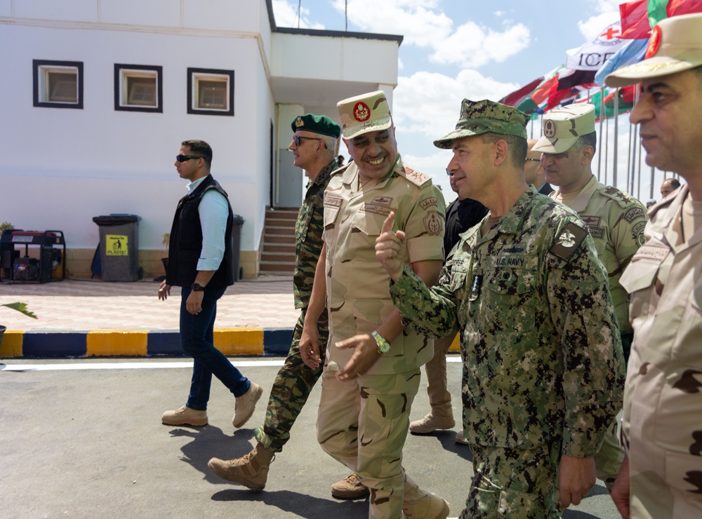 Exercise Bright Star 25 Combined Arms Demonstration for distinguished visitors