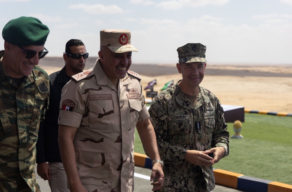 Exercise Bright Star 25 Combined Arms Demonstration for distinguished visitors