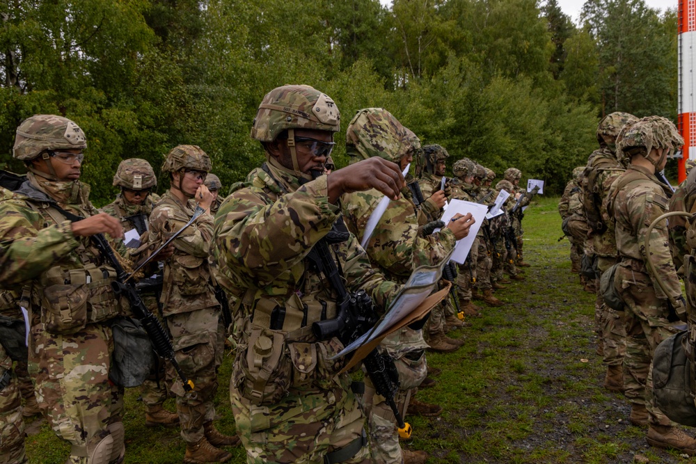 Soldiers conduct weapons and land navigation training in preparation for E2B