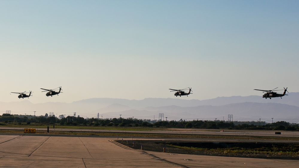 Aircraft participate in Gray Flag 2025