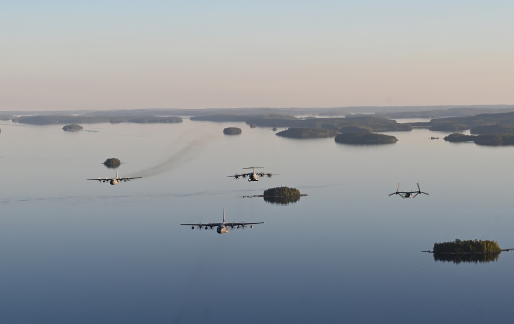 NATO allies fly together during Exercise SOUTHERN GRIFFIN 25
